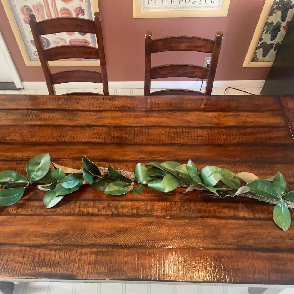 Crate and Barrel Magnolia Garland, 6 Feet long, Pottery Barn
